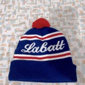 LaBatt Blue winter hat.